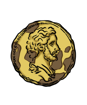 Münze (verschmutzt)