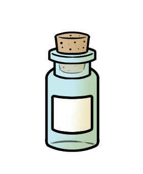 Extraktion Flasche