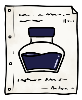 Rezept für Tinte