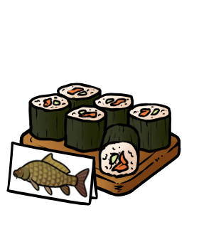 Sushi (Karpfen)