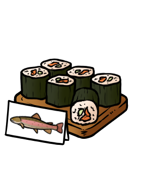 Sushi (Forelle)